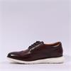 Base London Flight Laced Wingtip Shoe - Brown Leather